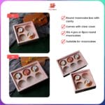 Round Shanghai Mooncake Box with Cavity
