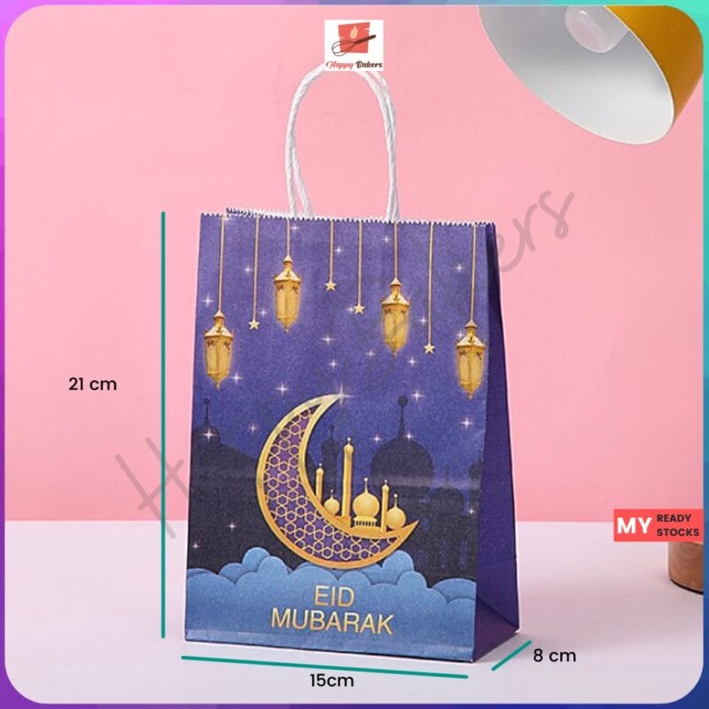 Eid Mubarak Hari Raya Paper Bag - Image 5