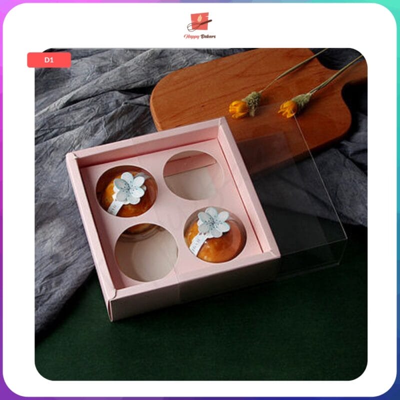 Round Shanghai Mooncake Box with Cavity - Image 2