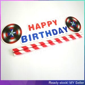 2 in 1 Happy Birthday Toppers