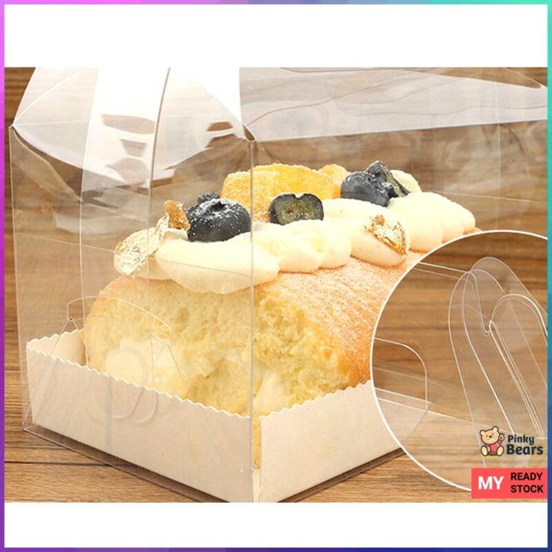 Plastic PET Transparent Mini Cake Box - Image 5