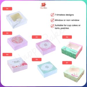 Mini Cake Tart Box