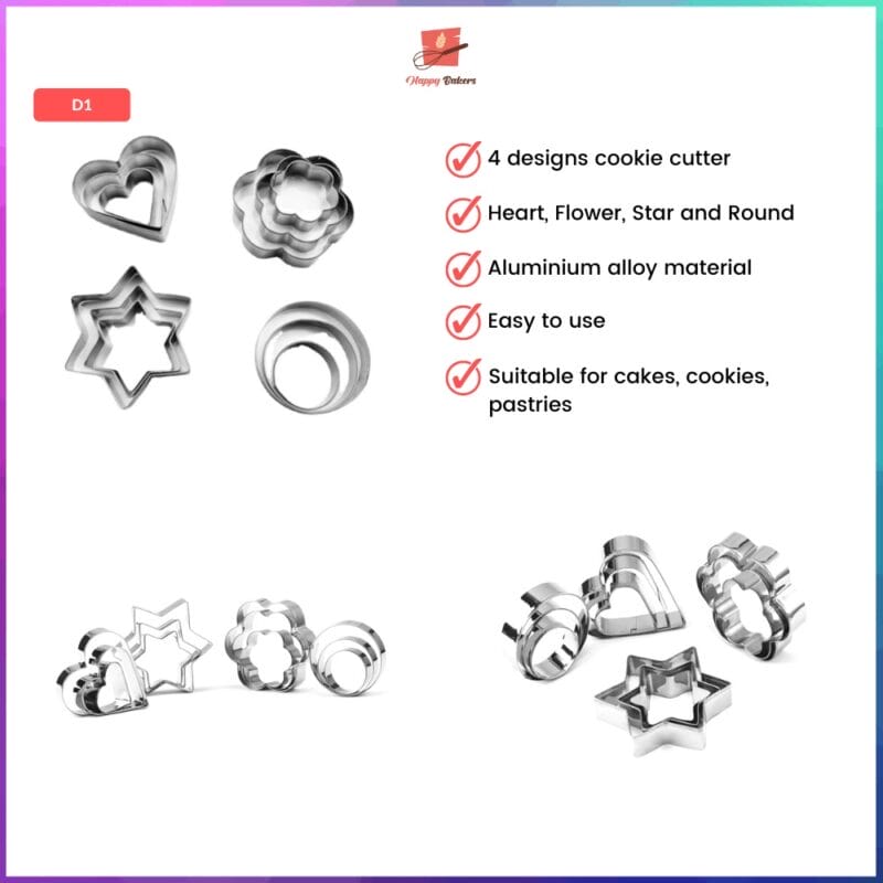 Cookies Aluminium Dough Cutter