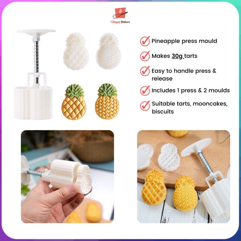 Pineapple Tart Mooncake Press Mould
