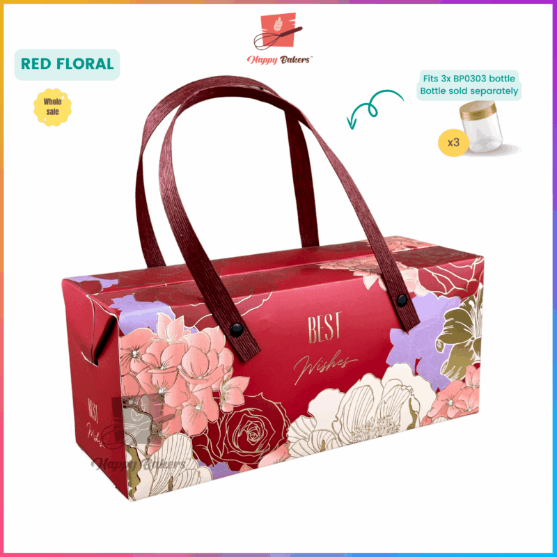 Gift Box Gold Stamping With Handle - Image 9