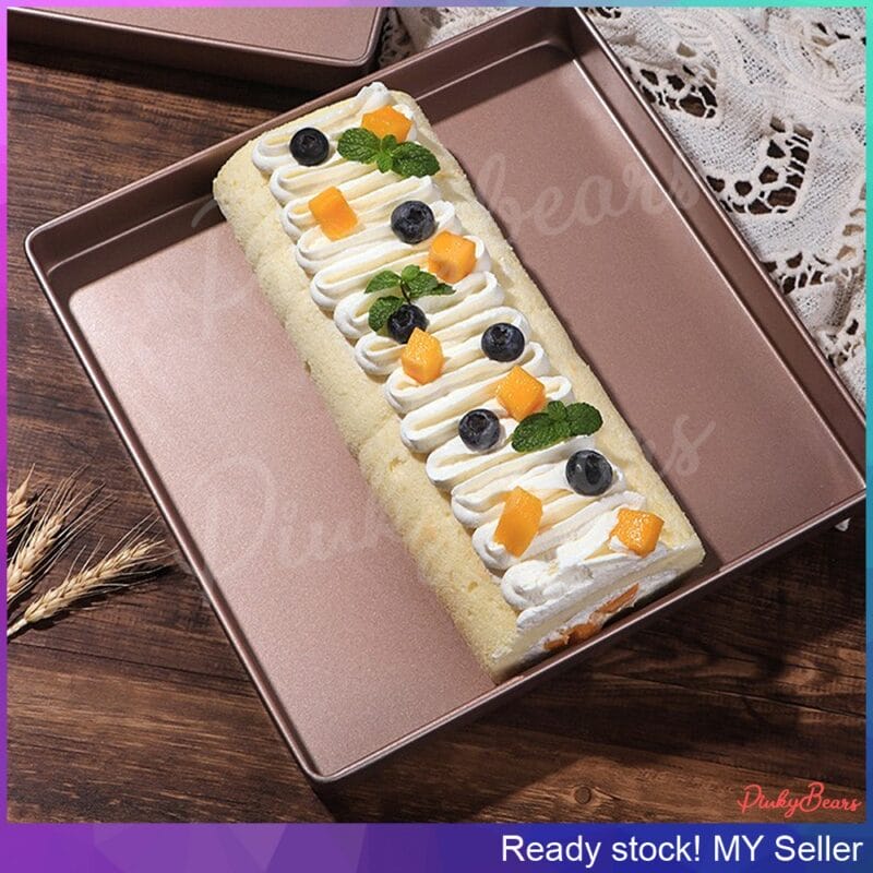 11 inches Square Swiss Roll Baking Tray