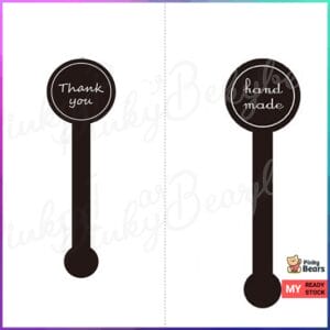 Handmade Wording Labelling Sealing Stickers