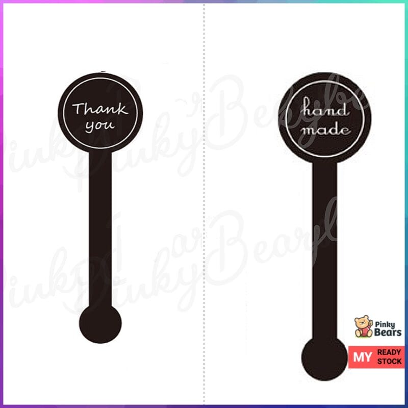 Handmade Wording Labelling Sealing Stickers
