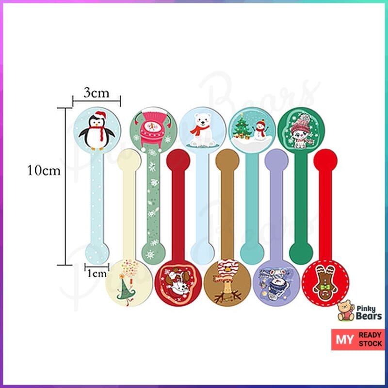 Assorted Xmas Socks Stickers - Image 5