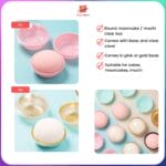 Round Container With Clear Cover