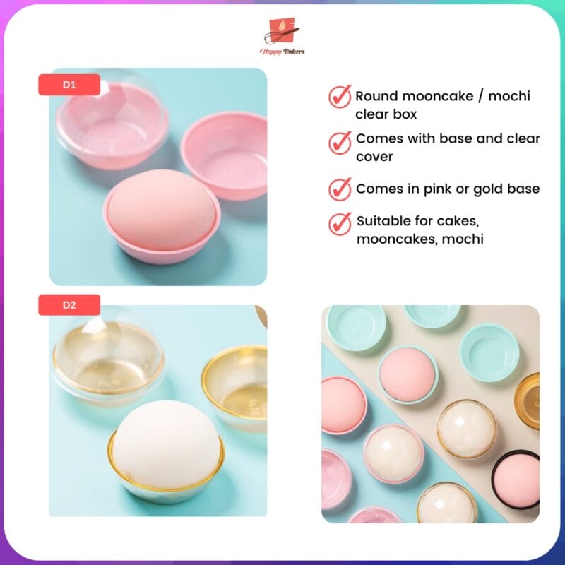 Round Container With Clear Cover
