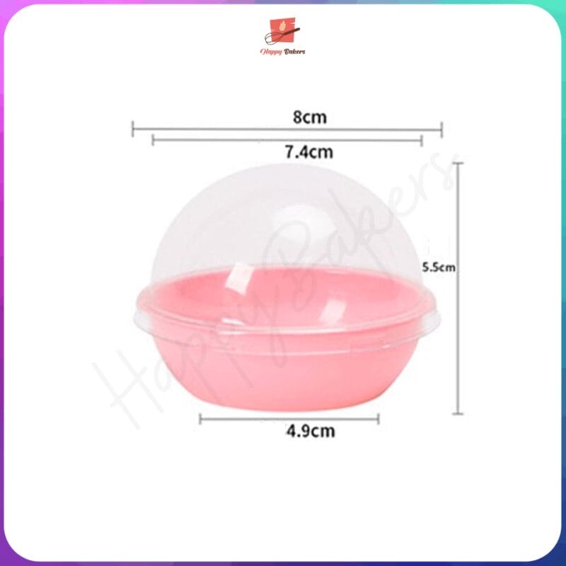Round Container With Clear Cover - Image 5