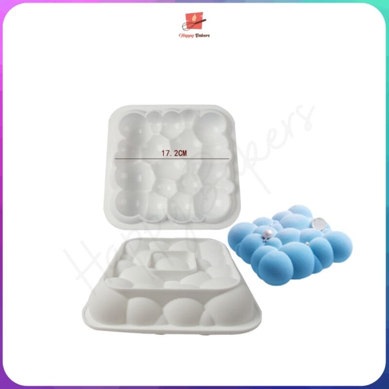 3D Cloud Shape Silicone Mousse Cake Mould - Image 4