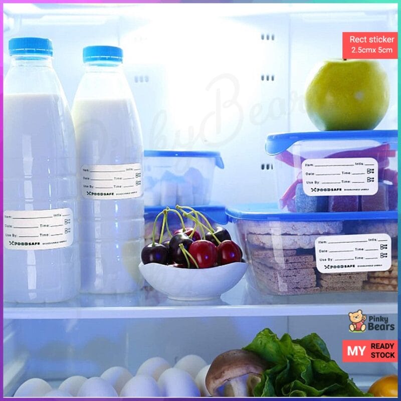 Food Rectangular Labelling Stickers - Image 4