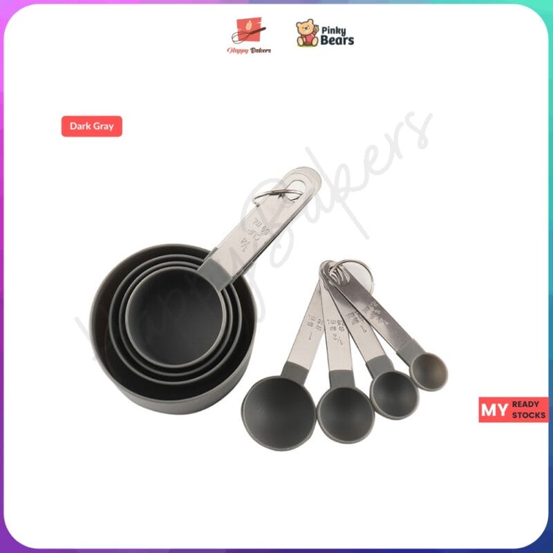 8 in 1 Measuring Cup Spoon Set - Image 3