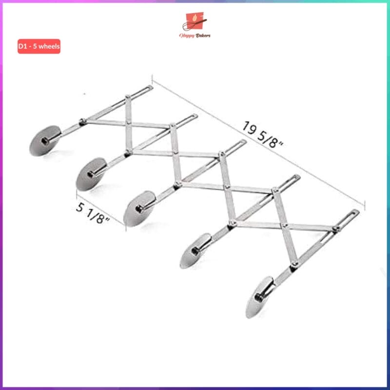 Expandable Wheels Dough Cutter - Image 5