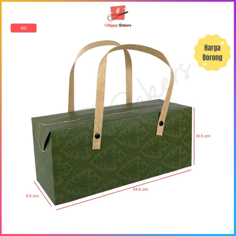 Rectangle Gift Box With Handle - Image 3