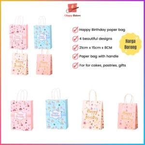 Happy Birthday Party Paper Bag
