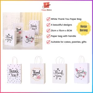 Thank you White Paper Bag
