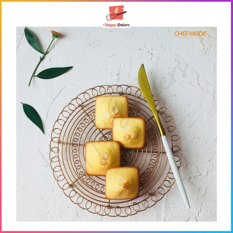 CHEFMADE WK9321 12 Cups Square Financier Cake Mould - Image 8