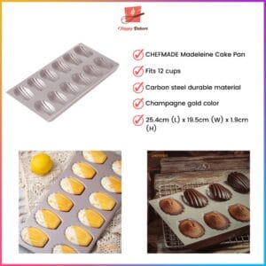 CHEFMADE WK9849 Madeleine Cake Pan
