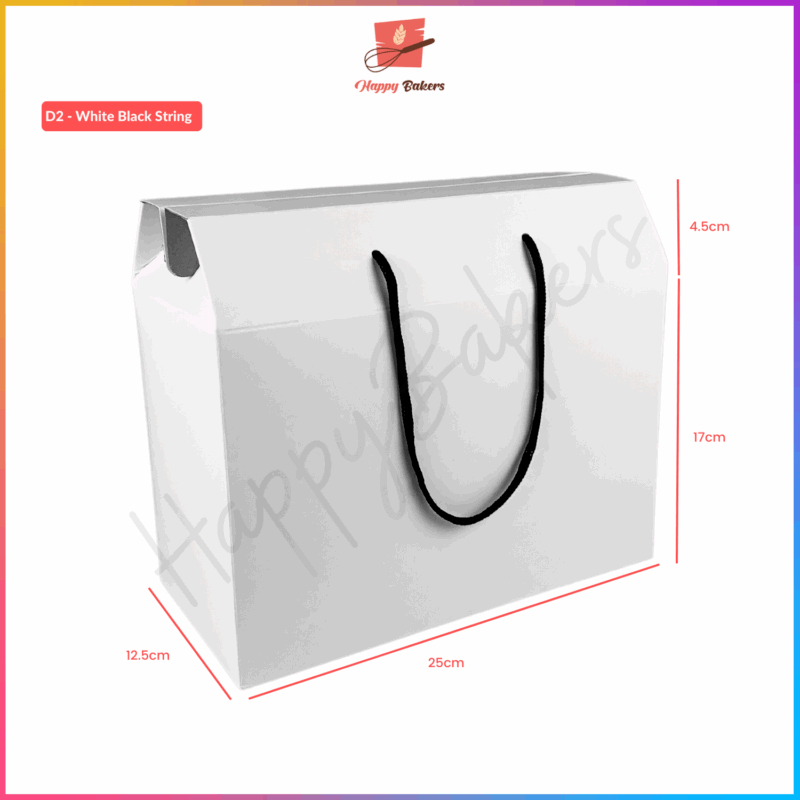 Brown Gift Box With Handle - Image 4