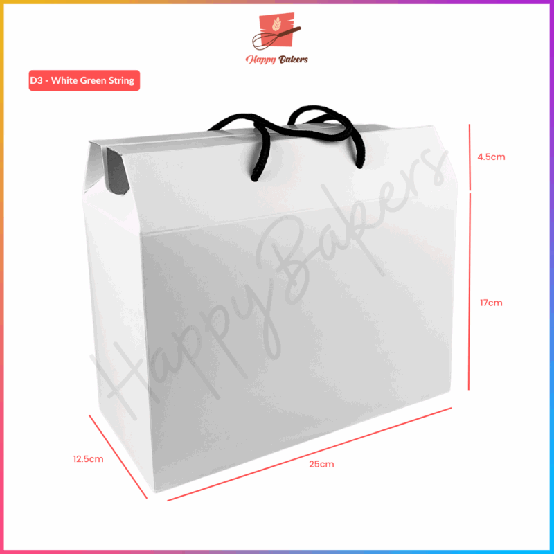 Brown Gift Box With Handle - Image 5