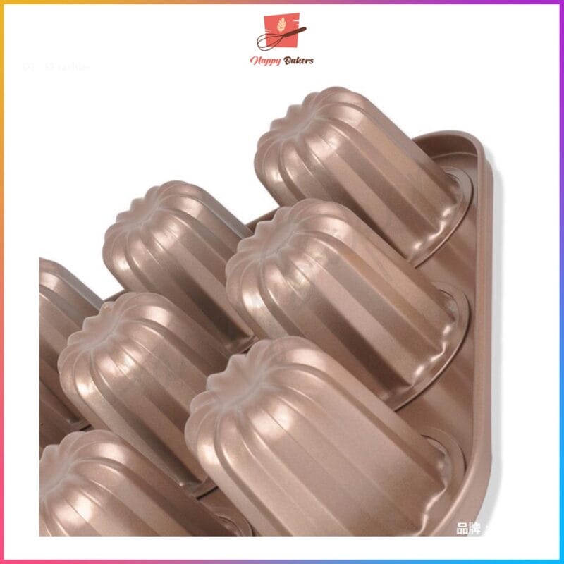 Canneles De Bordeaux 9 or 12 Cavities Baking Tray Pan Mould - Image 6
