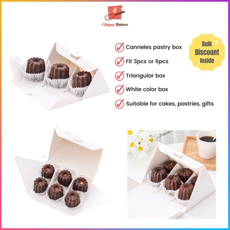 French Caneles Pastry Box
