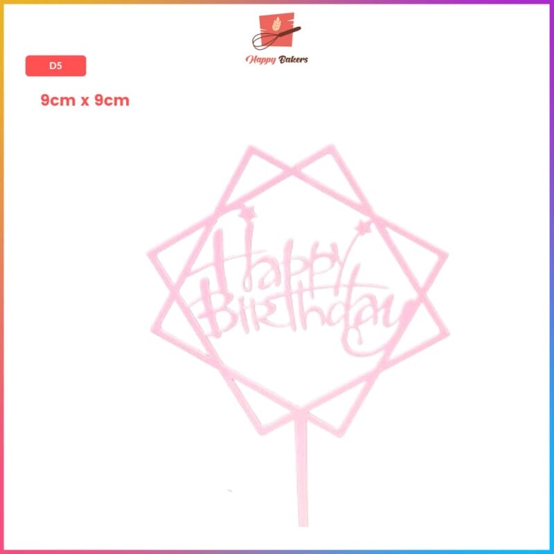 Happy Birthday Cake Toppers - Image 6