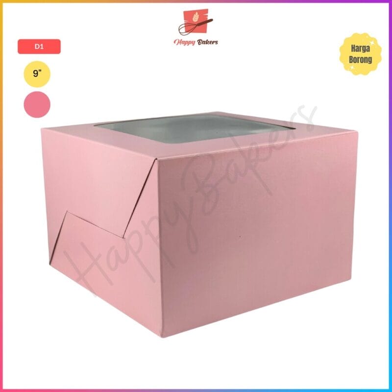 Cake Box 9 Inches With Window - Image 4