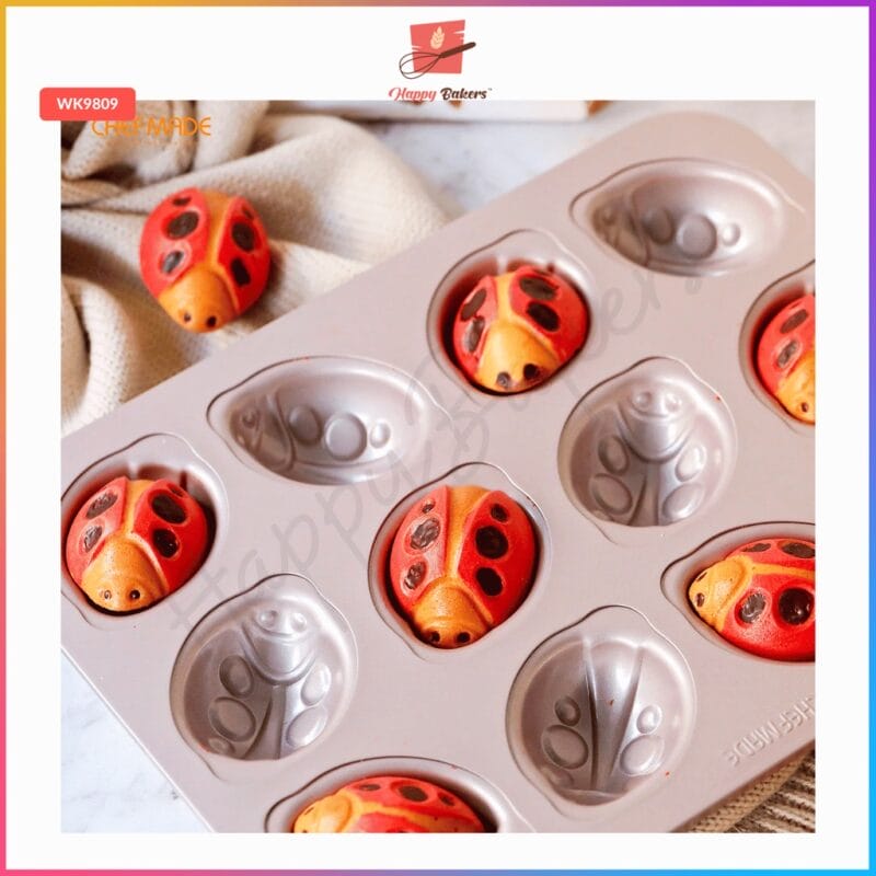CHEFMADE WK9809 12 Cup Non-stick Beetle Cake Pan - Image 6