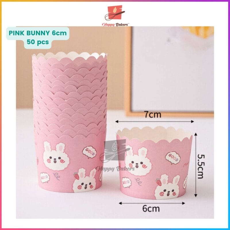 Cute Paper Cup 50pcs Set - Image 5