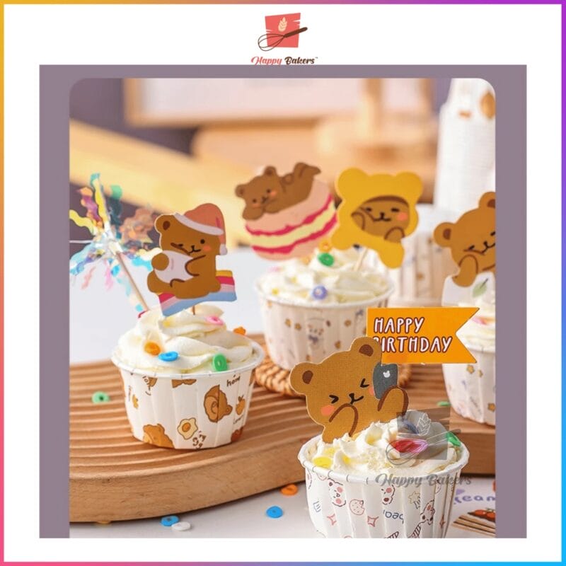 Mini Paper Cup Grease Proof 50pcs Set - Image 2
