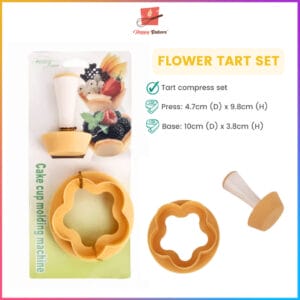 Flower Tart Compress Set For Fruit Egg Tarts