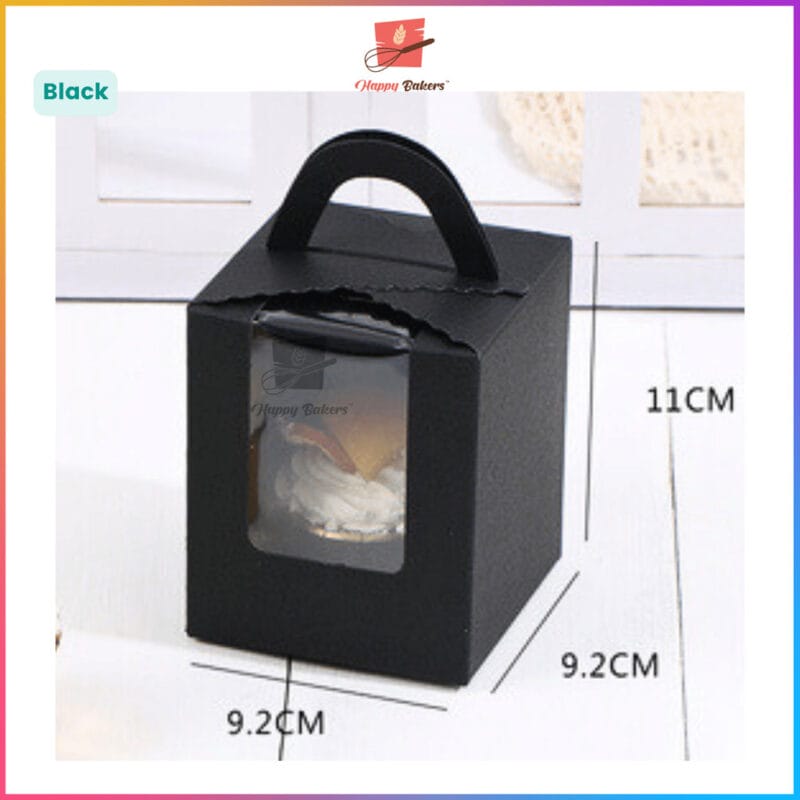 Single Cupcake Box with Handle 5pcs - Image 6