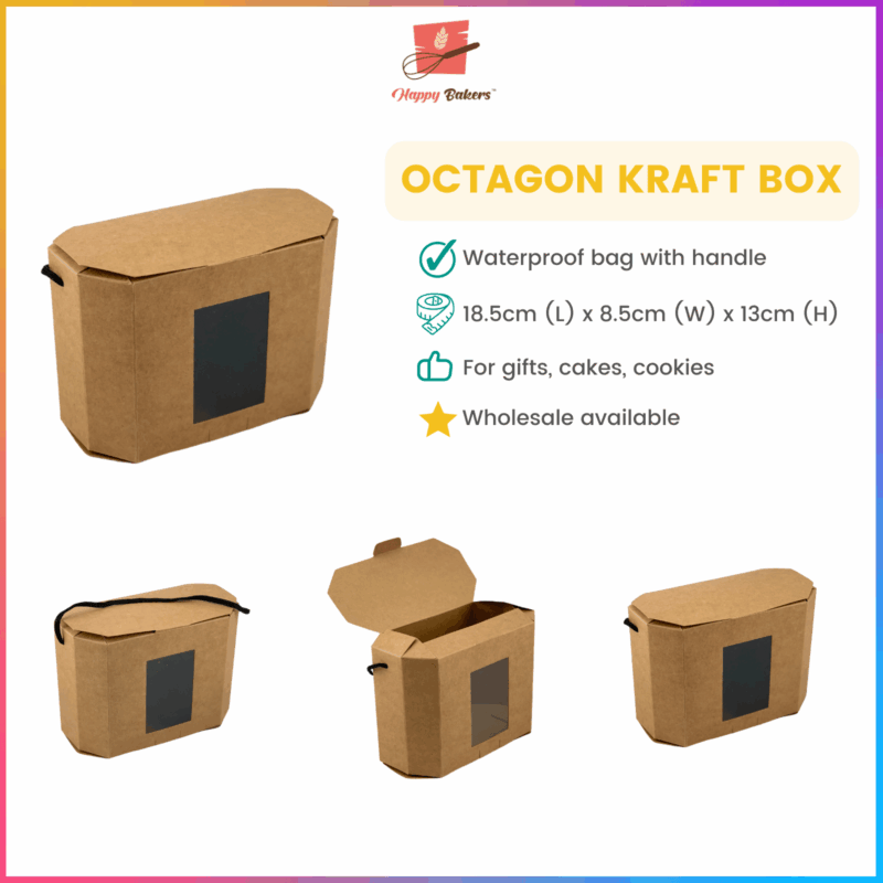Kraft Octagon Gift Box