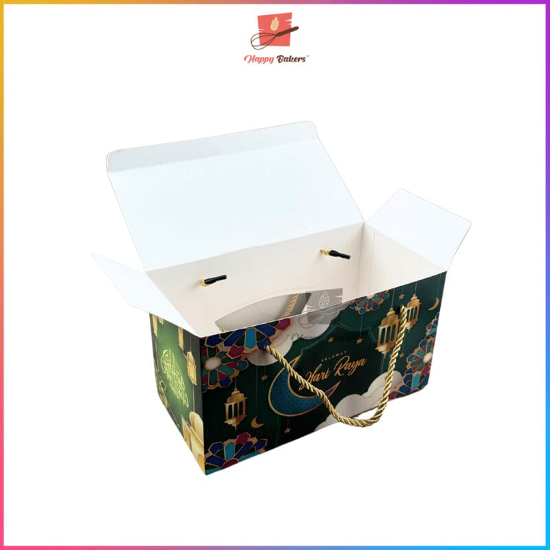 Hari Raya Handle Gift Box For 2 Containers - Image 6