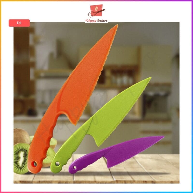 3 in 1 Plastic Fruit Knife - Image 4
