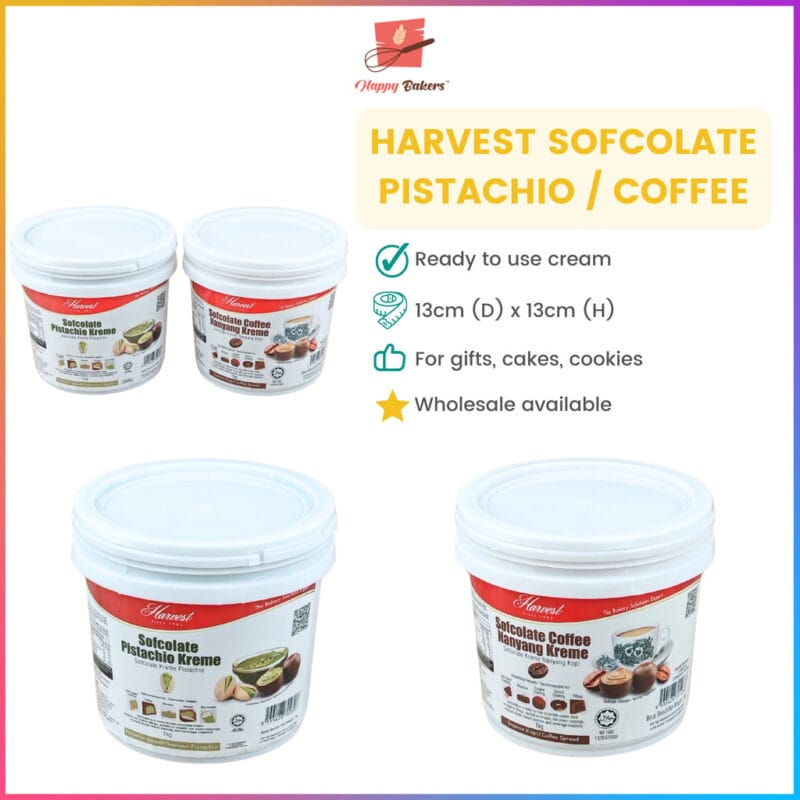HARVEST Sofcolate Pistachio Coffee Nanyang Kreme 1kg