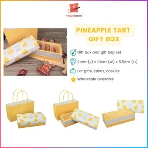Pineapple Tart Box Gift Box With Bag