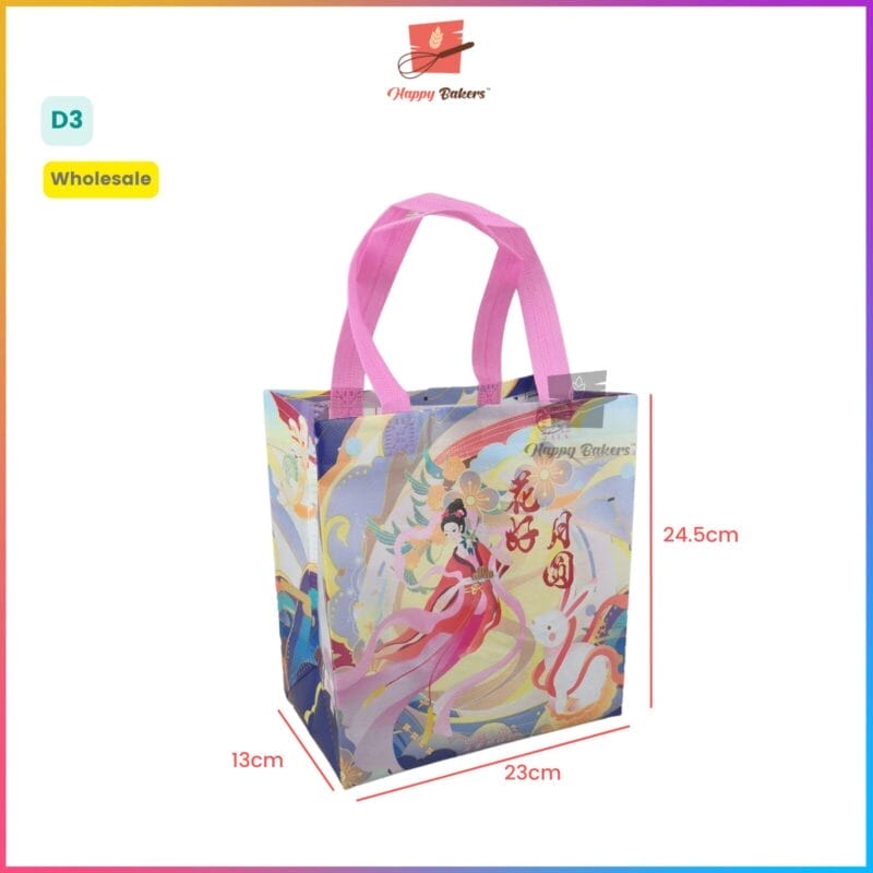 Mid Autumn Festival Non Woven Gift Bag For Mooncakes Gifts Pastries - Image 7