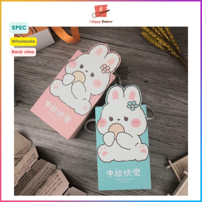 Mid Autumn Cute Rabbit Mooncake Box - Image 6