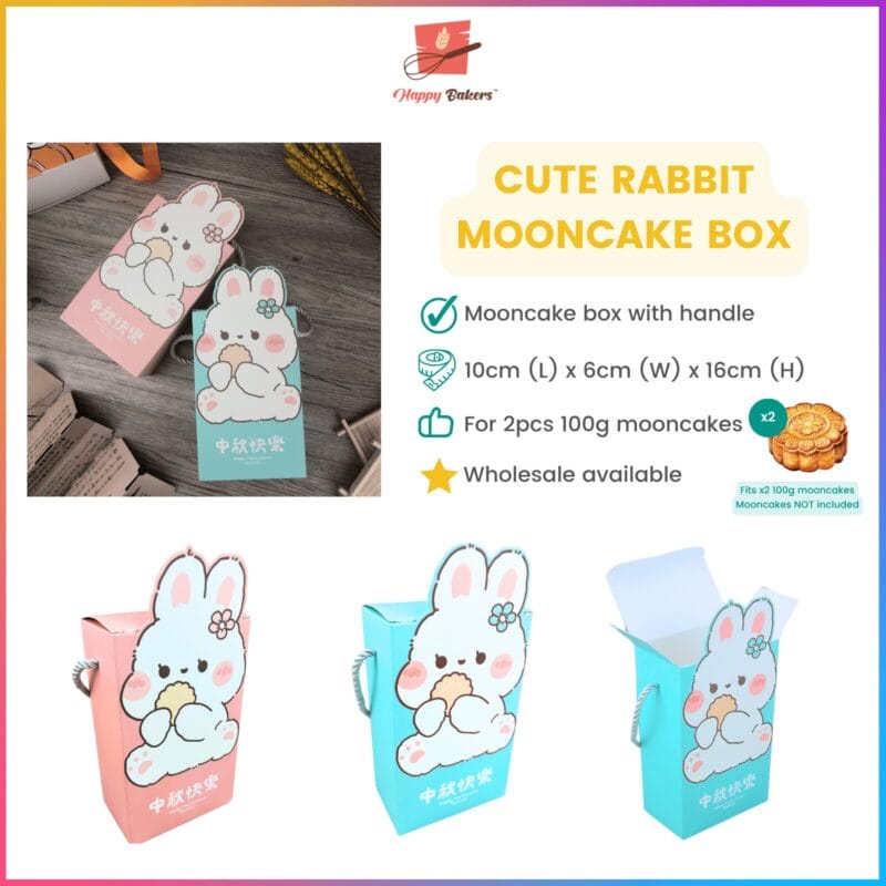 Mid Autumn Cute Rabbit Mooncake Box