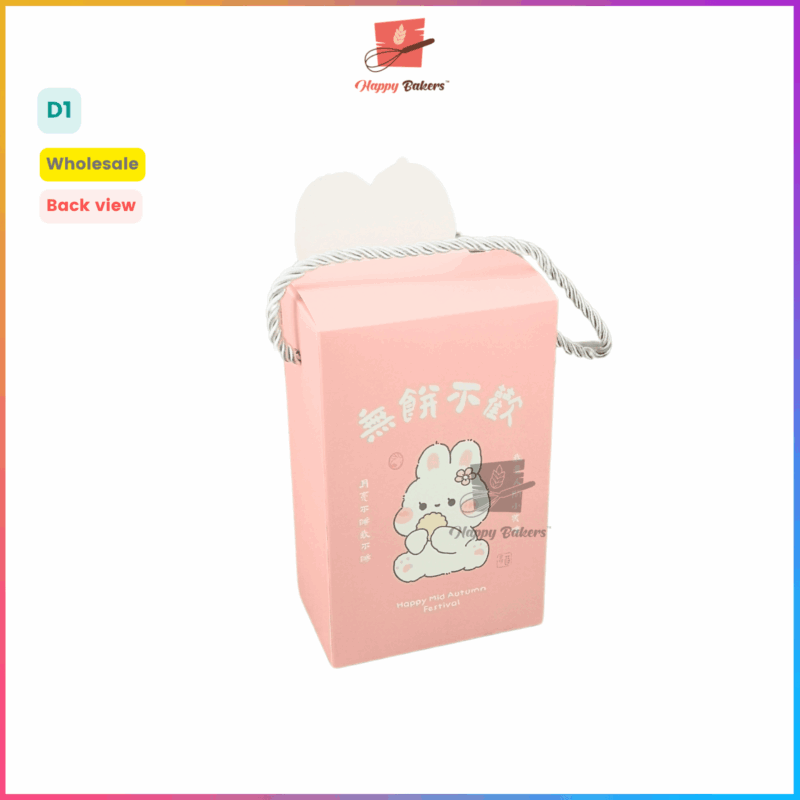 Mid Autumn Cute Rabbit Mooncake Box - Image 2