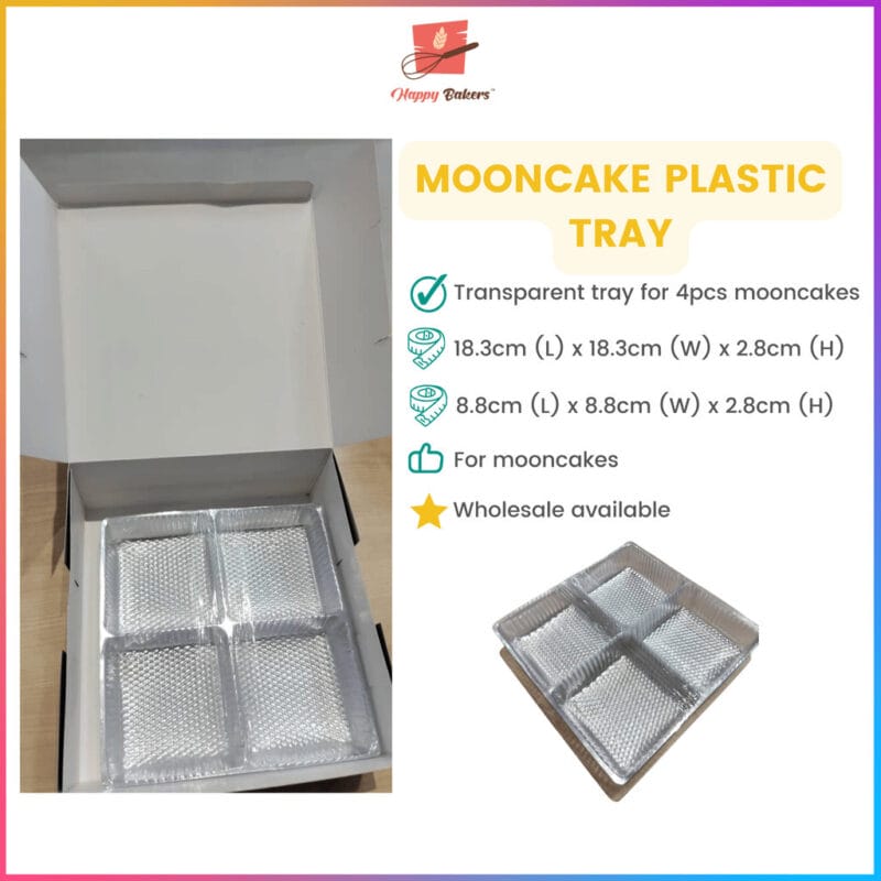 Mooncake Tray Transparent For 4pcs Bundle Set 10pcs