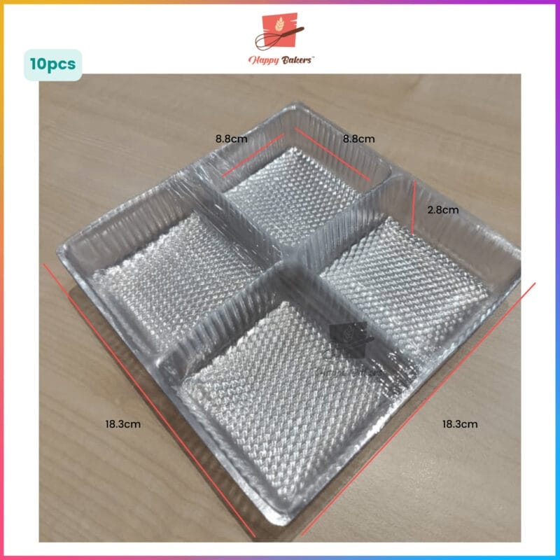 Mooncake Tray Transparent For 4pcs Bundle Set 10pcs - Image 2