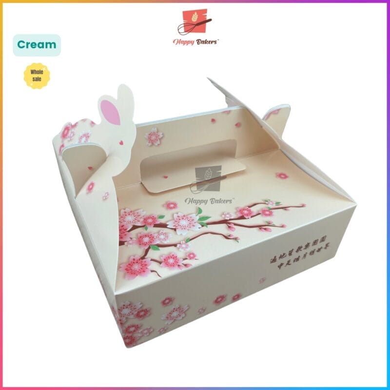 Mooncake Box With Handle For 2pcs or 4pcs - Image 2