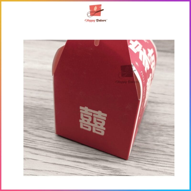 Wedding Gift Box With Handle Double Happiness Big Day Happiness At Home - Image 8