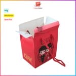 Wedding Gift Box With Handle Couples Design
